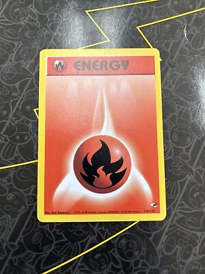 FIRE ENERGY - 128/132 - Gym Heroes - Pokemon Card