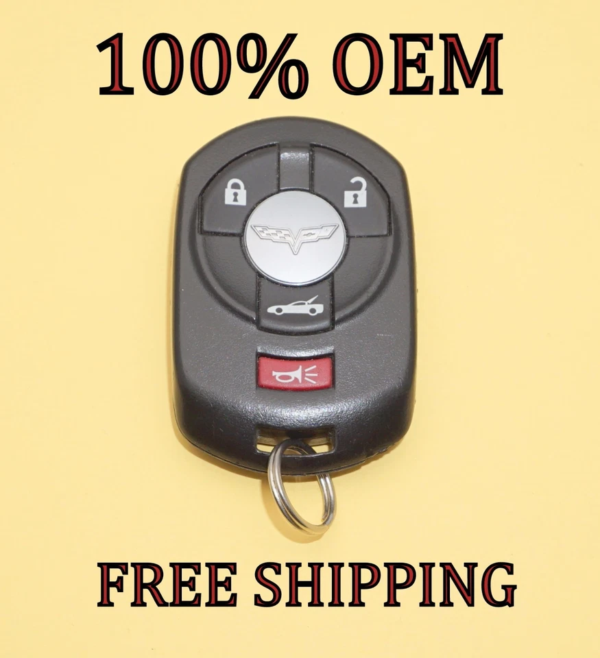 OEM 05-07 CHEVROLET CORVETTE C6 ENTRADA SIN LLAVE MANDO A DISTANCIA TRANSMISOR 10372541 Foto 1 de 2