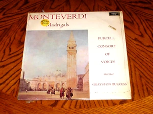 Monteverdi Purcell Consort Burgess LP Madrigals Argo ZRG 668 SEALED 71 UK IMPORT - Picture 1 of 4
