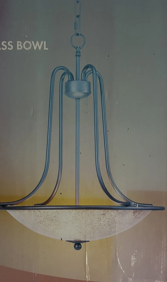 NUEVO Portfolio 224377 Lámpara Colgante Invertida Acabado Óxido Foto 1 de 3