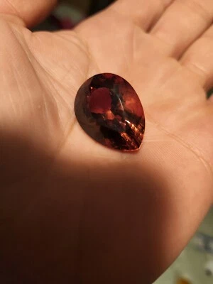 Сертифицированный AGSL обработанный драгоценный камень россыпью натуральный диаспор изменение цвета 39,40 карата - Изображение 1 из 2