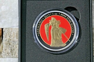 Germania 5 Mark 2019 Red °019/100 COA 1 oz Rarität !!! OVP NEU - Bild 1 von 5