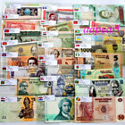 Lots 52 Different World Banknotes Paper Money Foreign Unc Collections Gift  Zy