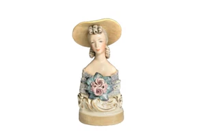 1940s Corday Porcelain Women w/Hat Figurine by Bolesaw Cybis 5030 - Picture 1 of 7