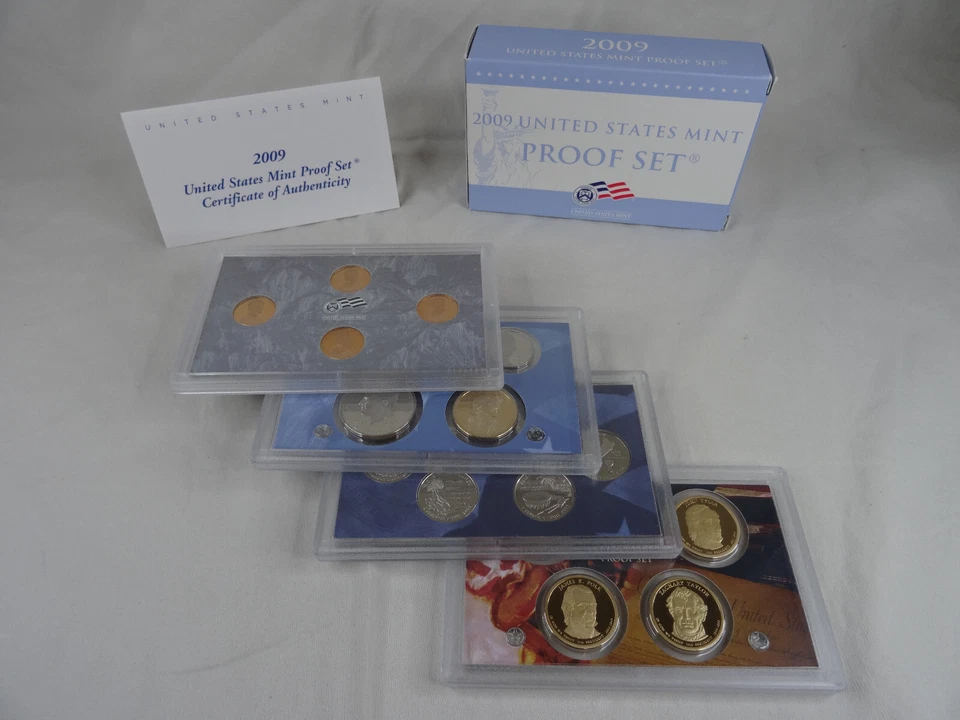 2009-S United States Mint Proof Set with COA & Box 18 Coins - Image 1 of 4