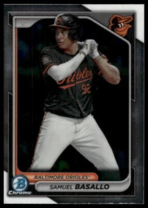 2024 Bowman #BCP-38 Samuel Basallo Chrome Prospects Baltimore Orioles Baseball - Picture 1 of 2