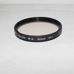 Used Rolev M.G. SKY 52mm Lens Filter Made in Japan S232546