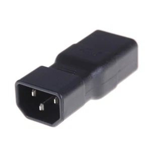 IEC320 Male C19 to Female C14 Power Adapter Mains Extension Connect C Z1lo - Afbeelding 1 van 6