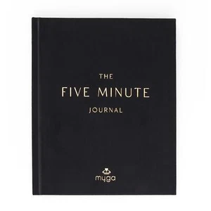 Organizador de cuadernos de tapa dura Five Minute Journal A5 diario planificador de bienestar diario - Imagen 1 de 6
