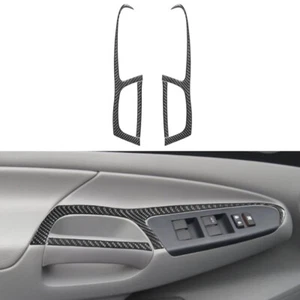 4Pcs Front Door Inner Handle Trim Cover Carbon Fiber For Toyota Tacoma 2012-2015 - Picture 1 of 12