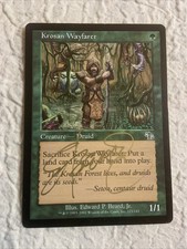 MTG Krosan Wayfarer Judgment Common Signed Artist Proof Hand Numbered to 50