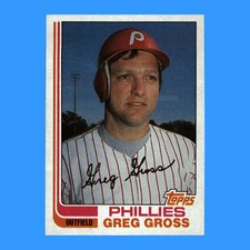 1982 Topps Baseball #53 - Greg Gross Philadelphia Phillies VG-EX