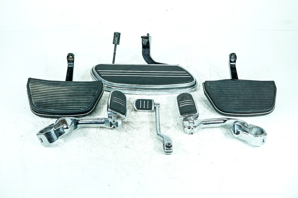 Harley Road Glide Touring 09 OEM piso izquierdo pasajero reposapiés clavijas 1306 Foto 1 de 4