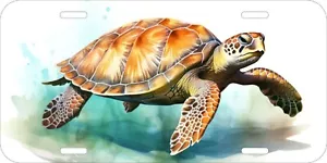 TURTLE TURTLES DESIGN YOUR OWN ASSORTED UV PRINTED METAL LICENSE PLATE J - Foto 1 di 4