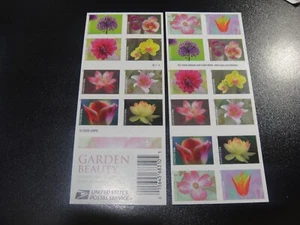 Folleto de estampillas para siempre Garden Beauty 2020 Sc#5558-67 de Estados Unidos panel de 20 MNH XF - Imagen 1 de 1