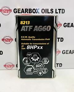 BMW LANDROVER JAGUAR AUDI ZF 8 VELOCIDADES CAJA DE CAMBIOS AUTOMÁTICA ACEITE ATF MANNOL AG60 - Imagen 1 de 4