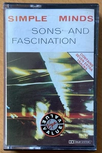 SIMPLE MINDS SONS AND FASCINATION (7 Extra Tracks Cassette 1981 Virgin OVEDC 292 - Picture 1 of 4