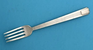 TIFFANY CENTURY Sterling Dinner Fork 7 1/2" Mid Century Modern - Picture 1 of 5