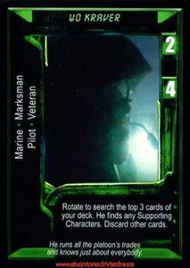 WO Kraver - Marine Main Character / Premiere - Aliens Predator CCG - Imagen 1 de 2