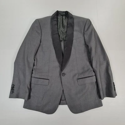 Dolce & Gabbana Hombres Esmoquin Chaqueta Gris 38 S Martini Blazer Cena Evento Fiesta Foto 1 de 4