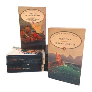 Penguin Classics Lot of 4 Black White Spines Melville Cooper Thackeray Paperback - Bild 1 von 21