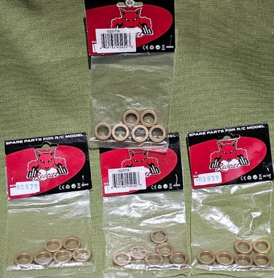 Redcat LOT OF 4 Racing 02079 6x Bronze Bushing Shockwave Tornado Lightning 02079 - Image 1 of 3
