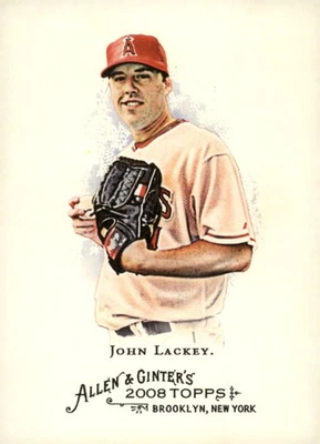 2008 Topps Allen & Ginter #125 John Lackey Los Angeles Angels - Image 1 of 2