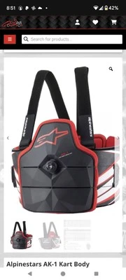 Protector de costillas y pecho Alpinestars tamaño Foto 1 de 4