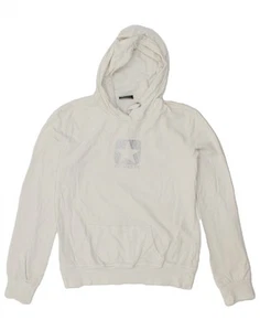 CONVERSE Womens Graphic Hoodie Jumper UK 18 XL White Cotton YJ06 - Picture 1 of 4