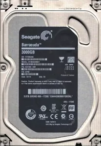 ST3000DM001 P/N: 1CH166-049 F/W: AP55 TK Z1F MAC 655-1726E Seagate 3TB - Picture 1 of 2
