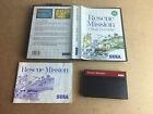 Rescue Mision - Sega Master System (Sms) Tested Uk Pal