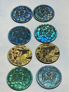 Lot of 8 Plastic POG Slammers Looney Tunes The World POGS Federation WPF!! - Picture 1 of 1