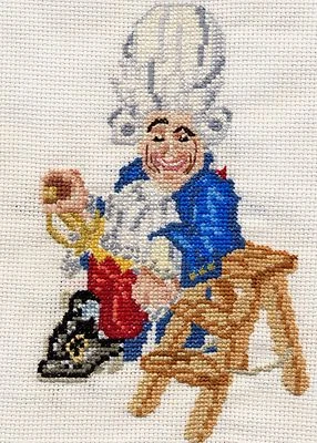 LYNDISFARNE Discworld Casanunda counted cross stitch kit/chart 14s aida