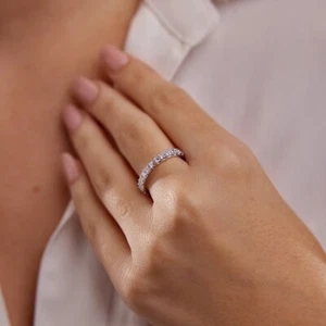 IGI Certified Lab Grown Diamond Engagement Ring 2ct Wedding Band 14k Gold - Picture 1 of 9