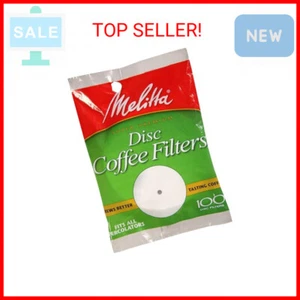 Melitta 3.5 Percolator Disc Coffee Filters, White, 100 Count - Picture 1 of 2