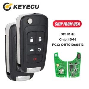 2 Flip Remote Key Fob for 2011 2012 2013 2014 2015 Chevrolet Cruze Sonic Equinox - Bild 1 von 6