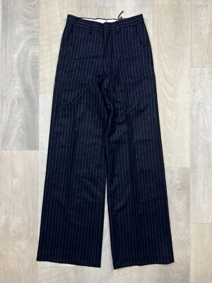 Women’s NWOT Bally Wool Striped Cullottes Pants Size FR 36 (Y0125) - Image 1 of 4