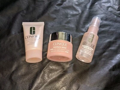 Clinique Moisture Surge Set  1 Oz. Mask .5 Oz. Cream 1 Oz.  Spray Travel Size - Image 1 of 4