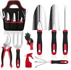 9 Pcs Gardening Tools Set Stainless Steel Non-Slip Rubber Grip Outdoor Hand Tool
