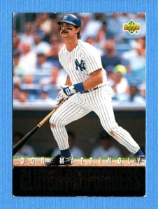 1993 Upper Deck Clutch Performers #R14 Don Mattingly New York Yankees - Picture 1 of 1