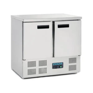 Polar Counter Fridge Double Door G-Series Commercial Kitchen Equipment - 240L - Picture 1 of 6
