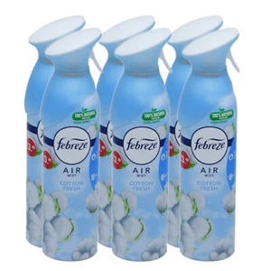 6x Febreze Lufterfrischer Spray - Air Mist Cotton Fresh - 6 x 300 ml - Bild 1 von 2
