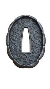 TSUBA katana japan iron　Antiques Vintage - Picture 1 of 6