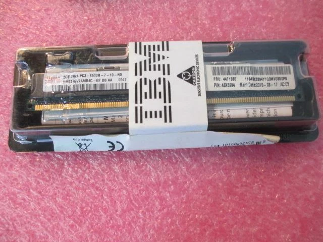 IBM Hynix Samsung 8GB PC3-8500R 1333MHZ 44T1580 43X5294 44T1579 RDIMM ECC SERVER - Image 1 of 1
