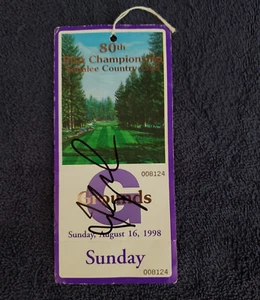 FRED COUPLES SIGNED 80TH PGA GOLF CHAMPIONSHIP SAHALEE LEGEND HALL OF FAME L@@K - Picture 1 of 3