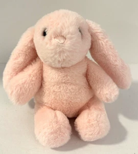 2021 Animal Adventure Pink Bunny Plush Stuffed Animal 8” Seated Easter Rabbit - Picture 1 of 11
