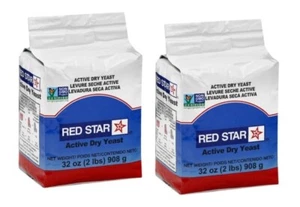 2 Pack Red Star Active Dry Yeast Non GMO 32oz /ea - Picture 1 of 5