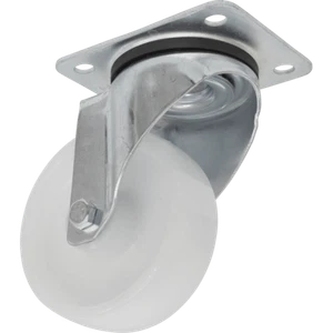 Sealey Swivel Plate Castor White Polyamide 100mm - Picture 1 of 1