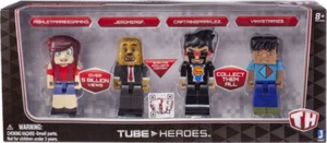 Zoofey Tubers YouTube (You Tube) Heroes. Deluxe Gaming 4 Pack. Free shipping - Picture 1 of 1