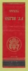 Matchbook Cover - Fort Bliss TX Army WEAR